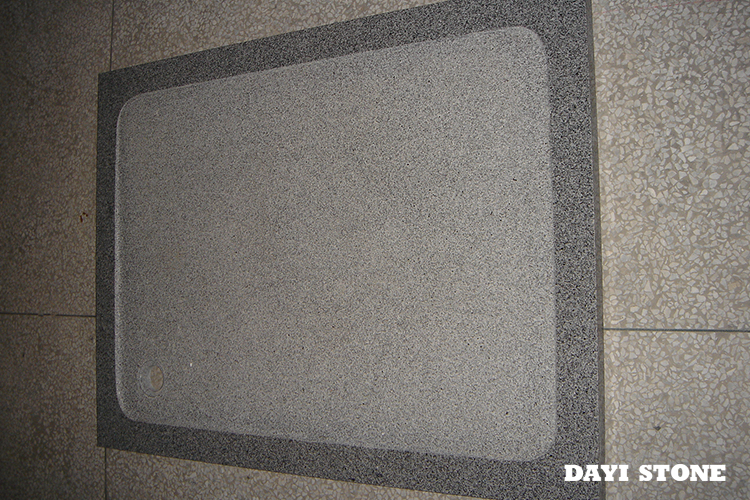 Light Grey Granite Stone Shower 120x80x4cm - Dayi Stone